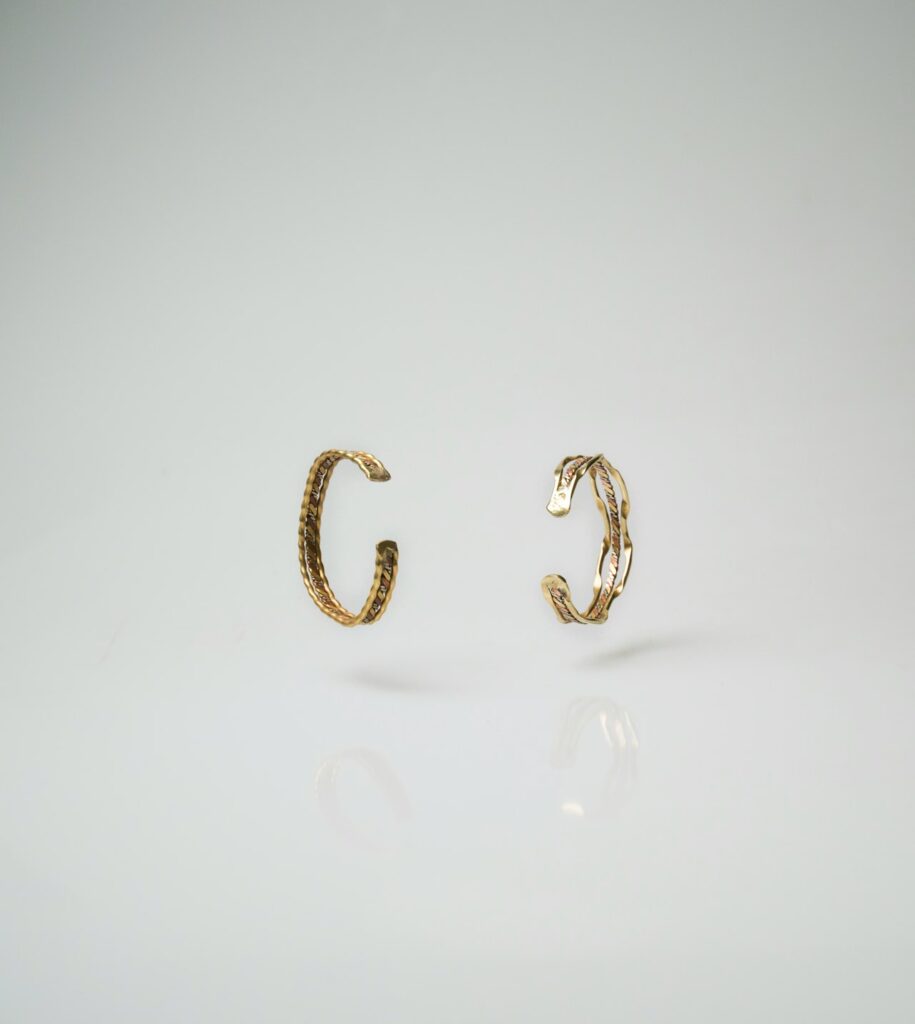 Geometric Gold Cuff Bracelet